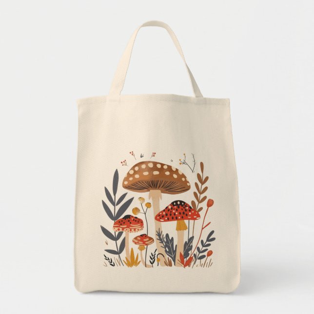 Sac à bandoulière champignons (Devant)