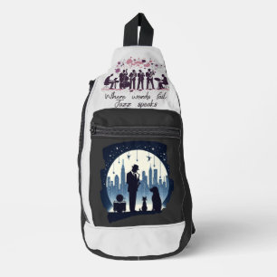 Sac À Bandoulière Chat, chien, Jazz