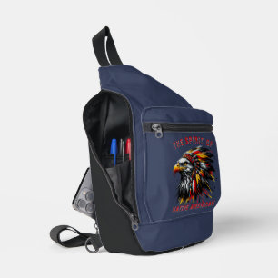 Sac À Bandoulière Chef de l'aigle amérindien