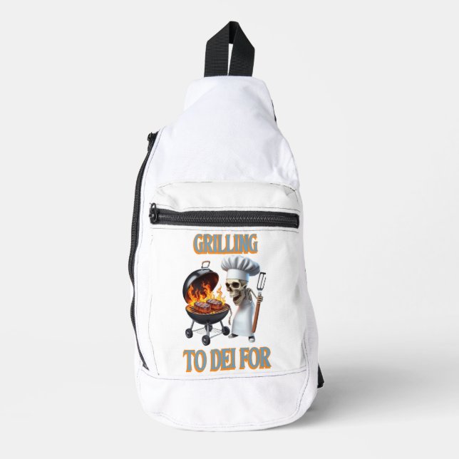 Sac À Bandoulière Chef Skeletal Gratter À Dei Pour (Recto)