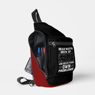 Sac À Bandoulière Cher Math, Résous Tes Problèmes !