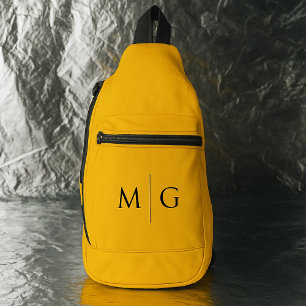 Sac à bandoulière chic avec monogramme