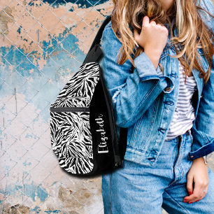 Sac À Bandoulière Chic Zebra Print