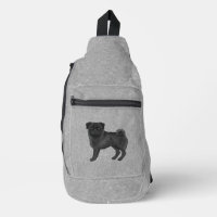 Chien Carlin noir Canine dessin Chien Gris