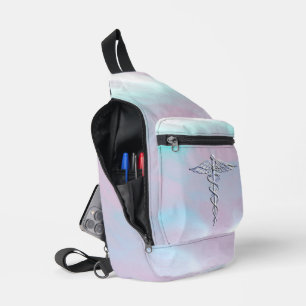 Sac À Bandoulière Chrome Comme Caduceus Symbole Médicale Mère Pearl 