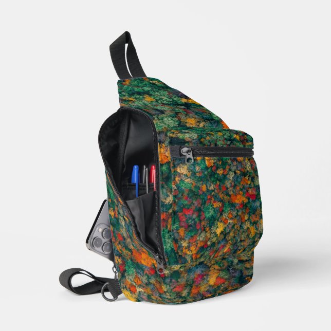 Sac À Bandoulière Cimes colorées (Ouvrir)
