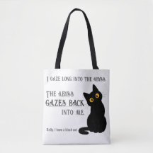 Sac à bandoulière citation de Nietzsche drôle pour