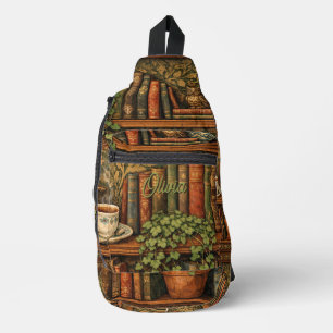 Sac À Bandoulière Club de lecture pour amateur de livres rétro