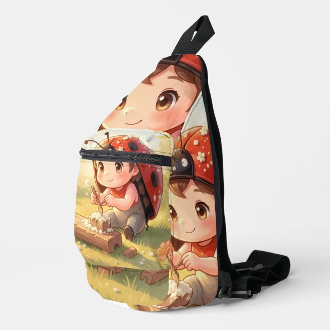 Sac À Bandoulière Coccinelle et le royaume caché du nectar (Coin droit)