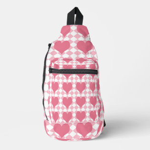 Sac À Bandoulière Coeurs roses