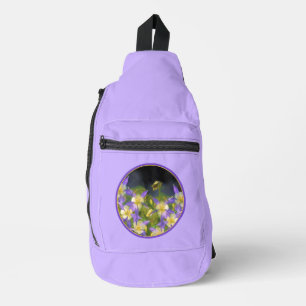 Sac À Bandoulière Colorado Colorado Blue Columbines Peinture Art ori