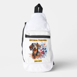 Sac À Bandoulière Connexion Dachshund : Un Bond Pawesome