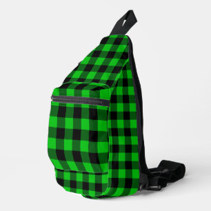 Sac À Bandoulière Contrôle vert noir