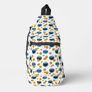 Sac À Bandoulière Cookie Monster C est pour le Motif de cookies