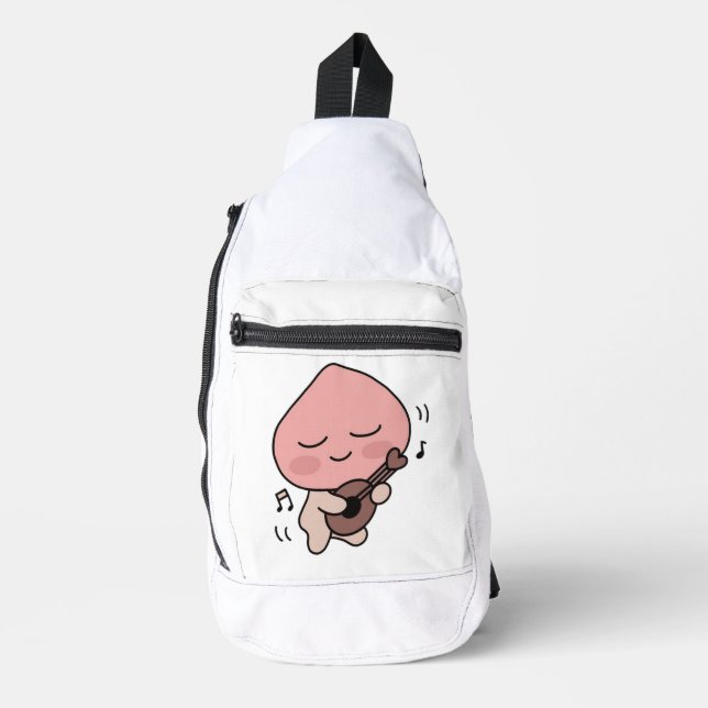 Sac À Bandoulière Corps d'apeach en été (Recto)
