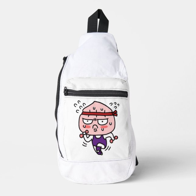 Sac À Bandoulière Corps d'apeach en été (Recto)
