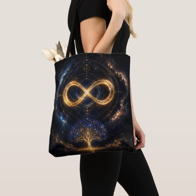 Sac à bandoulière Cosmic Infinity Tree (De près)