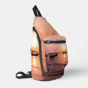 Sac À Bandoulière Coucher de soleil à Zanzibar