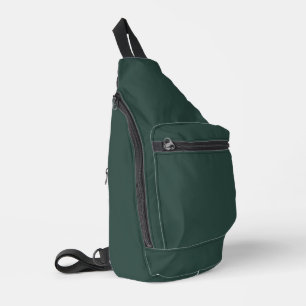 Sac À Bandoulière Couleur solide vert chasseur