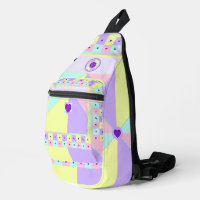 couleurs pastel & coeurs violets battre