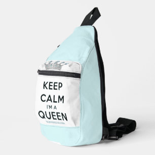 Sac À Bandoulière Couronne argentée polie de la reine SlipperyJoe's 