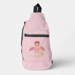 Sac À Bandoulière Coutume Rose Anniversaire Fille Chick