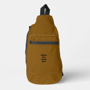 Sac À Bandoulière Créez Votre Propre Brun