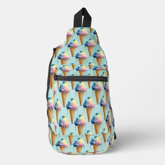 Sac À Bandoulière Crème Glacée (Recto)