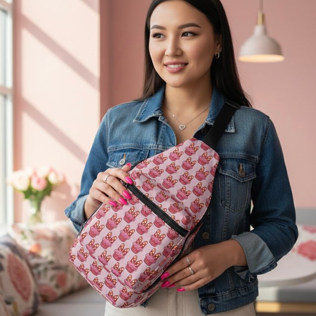 Sac À Bandoulière Cupcake Sling Bag (Créateur téléchargé)