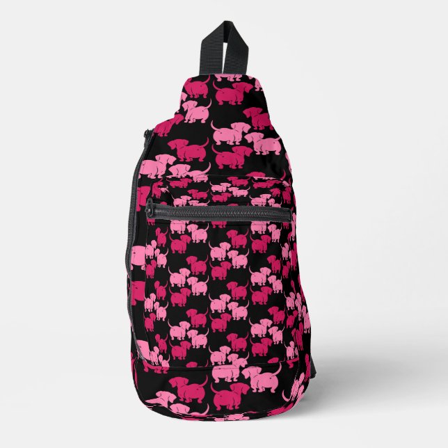 Sac À Bandoulière Dachshund Chiens Cadeaux (Recto)