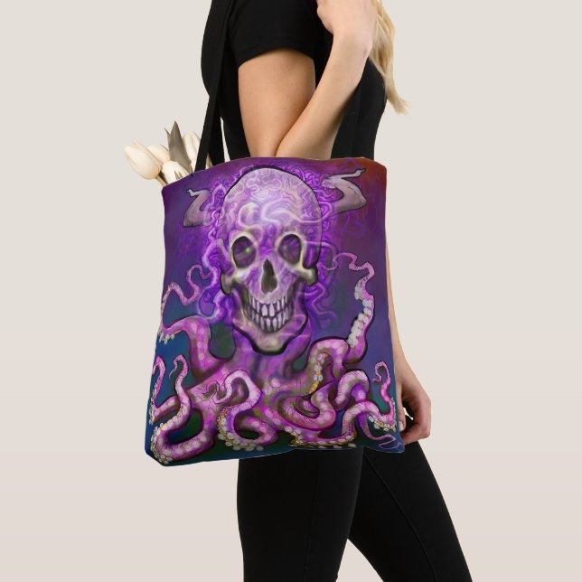 Sac à bandoulière d'art de fantasy sombre (De près)
