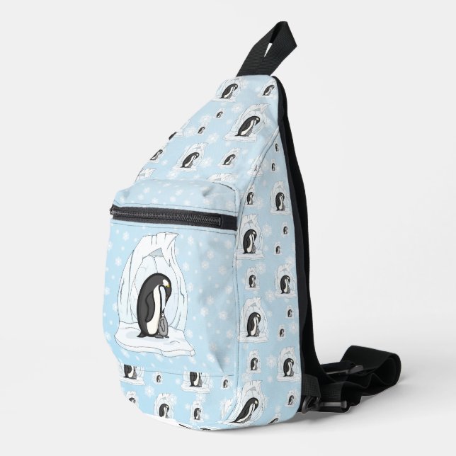 Sac À Bandoulière Davin et Annie les manchots (Coin droit)