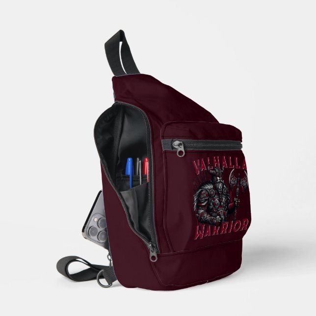 Sac à bandoulière de guerrier Valhalla (Ouvrir)