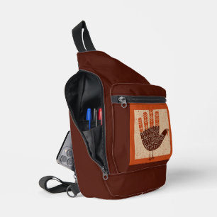 Sac À Bandoulière Dessin animé de dindon de SlipperyJoe pour Thanksg