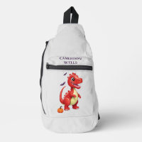 Dinosaure d'Halloween rouge