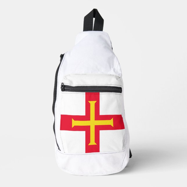 Sac À Bandoulière Drapeau de Guernesey (Recto)