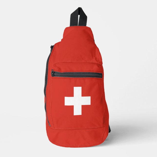 Sac À Bandoulière Drapeau de la Suisse (Recto)