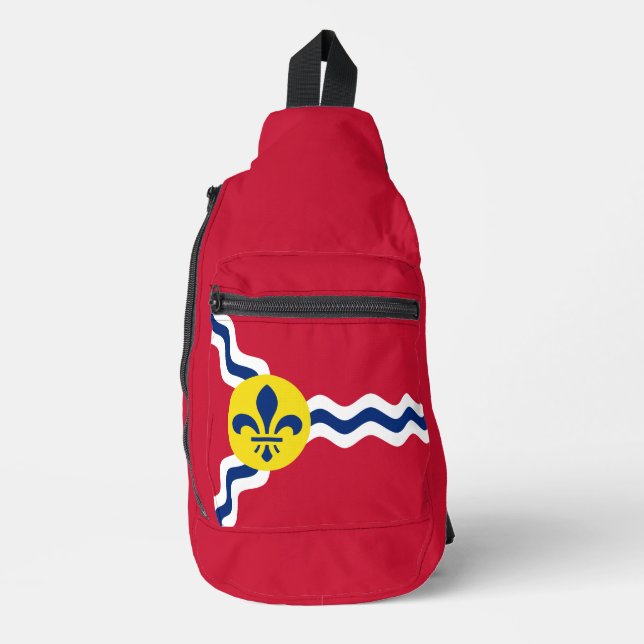 Sac À Bandoulière Drapeau de Saint-Louis, Missouri (Recto)