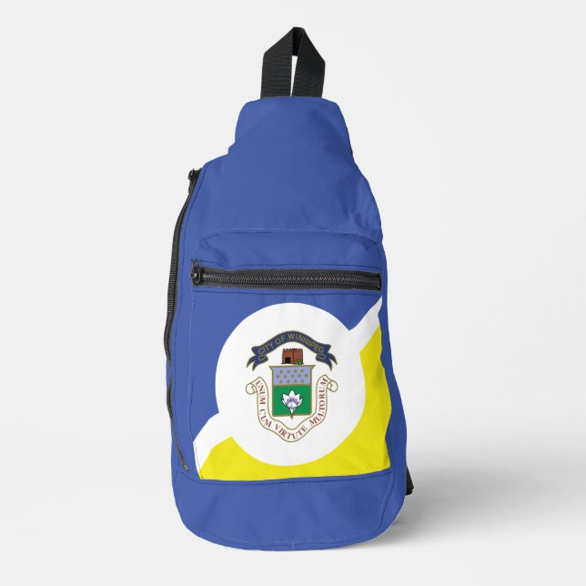Sac À Bandoulière Drapeau de Winnipeg, Manitoba  (Recto)