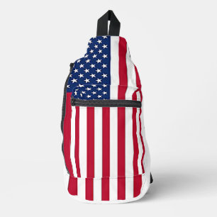 Sac À Bandoulière Drapeau national des États-Unis d'Amérique