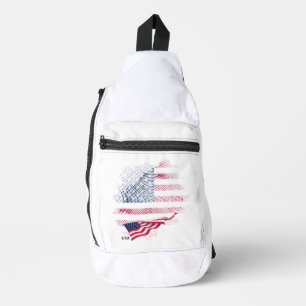 Sac À Bandoulière Drapeau USA