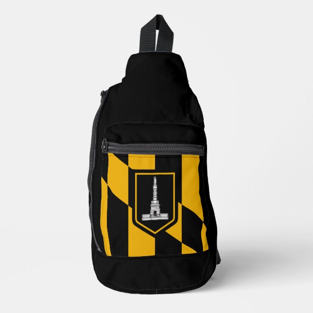 Sac à bandoulière du drapeau de Baltimore, Marylan (Recto)