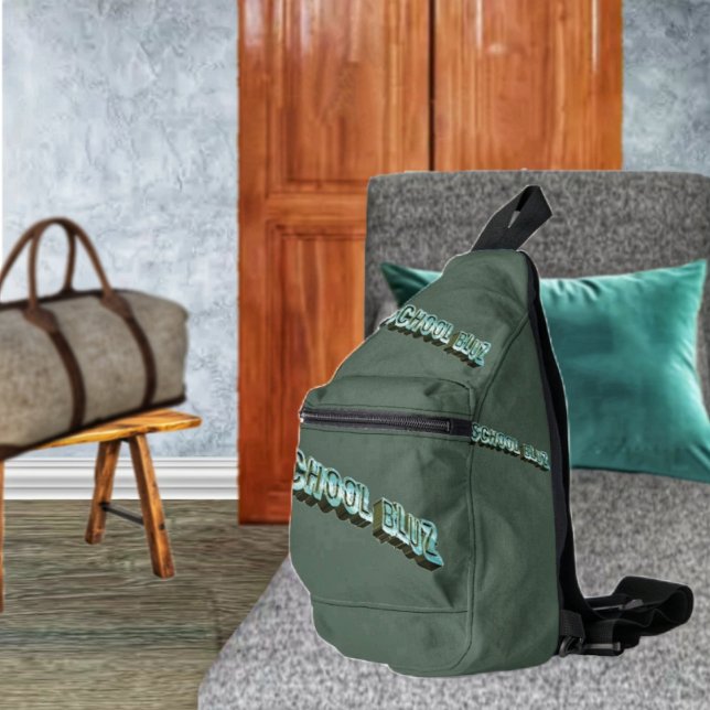 Sac À Bandoulière École Bluz-3D (This sling bag, is perfect for getting thru the school semesters!)
