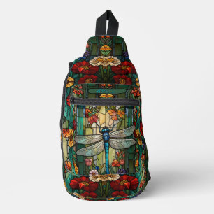 Sac À Bandoulière Elégant Personnaliser Vintage dragonfly boho chic