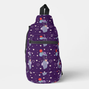 Sac À Bandoulière Élément et Lapin Montgolfière spatiale Fantaisis