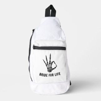 Sac À Bandoulière Équipe de mariée squelette Rockstar pour enterreme