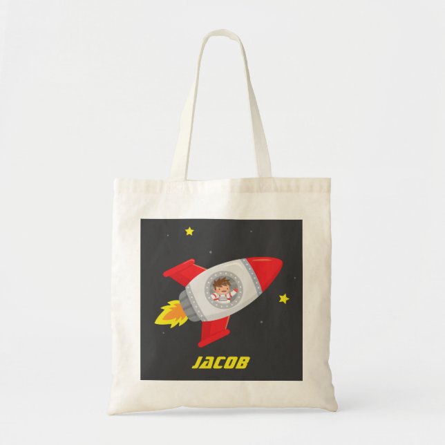 Sac à bandoulière Espace Aventure Garçon Fusée Enf (Devant)