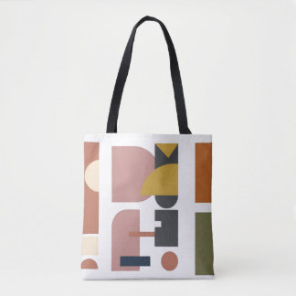 Sac à bandoulière et sac besace avec art géométriq