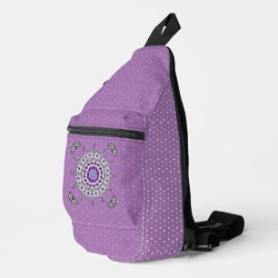 Sac À Bandoulière Fantaisie Mehndi Argent