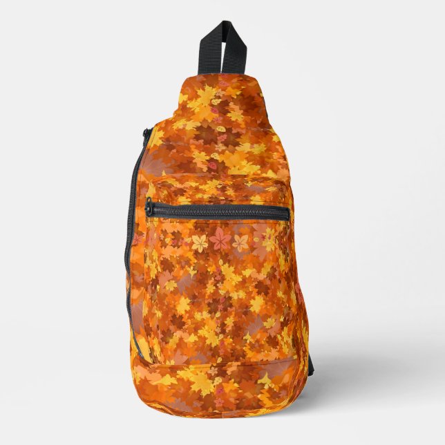 Sac À Bandoulière Feuilles automnales (Recto)